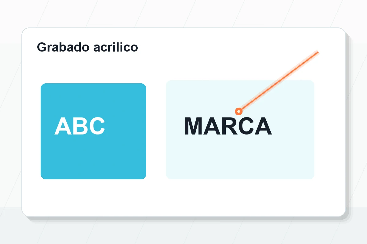 Grabado laser acrilico en Bogota